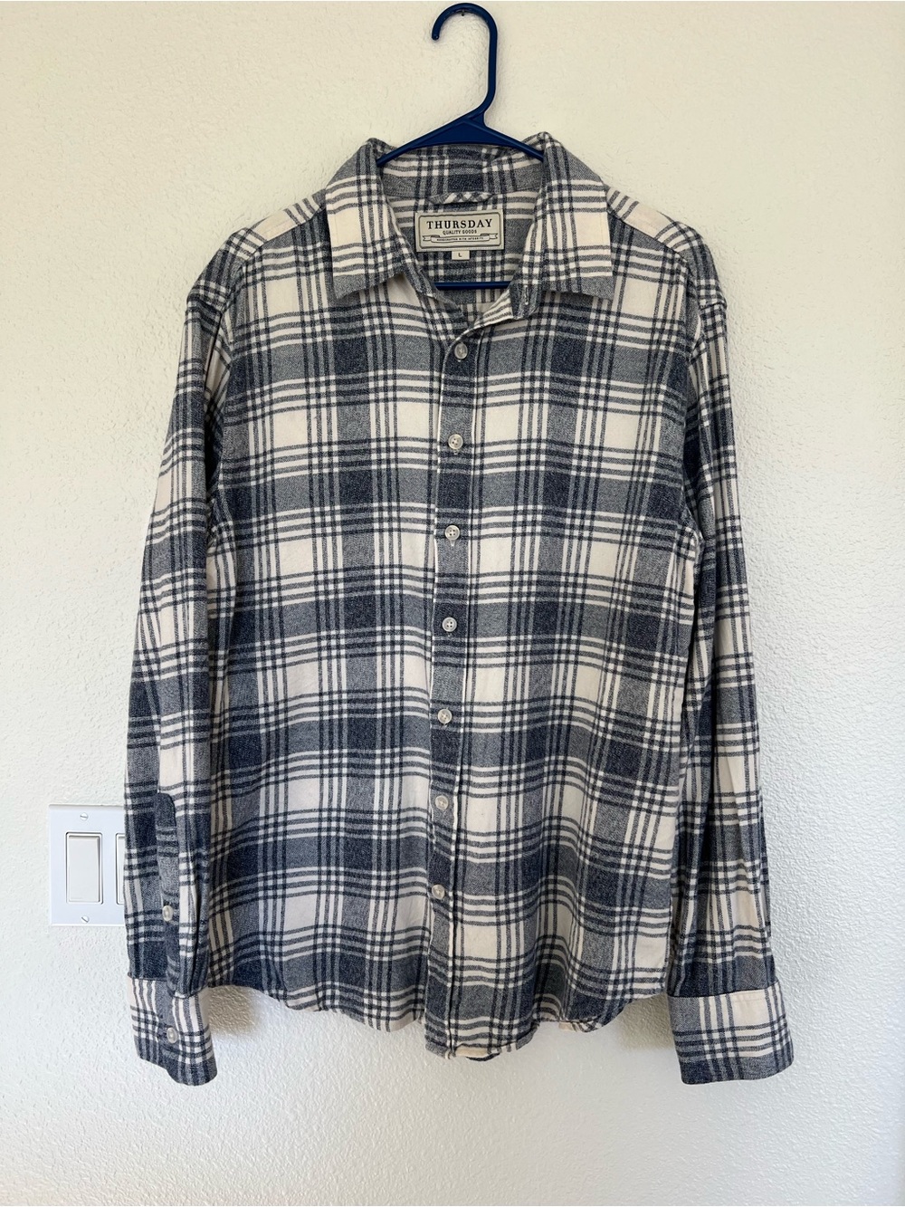 Thursday Forever Flannel Men’s Black & Cream Shirt